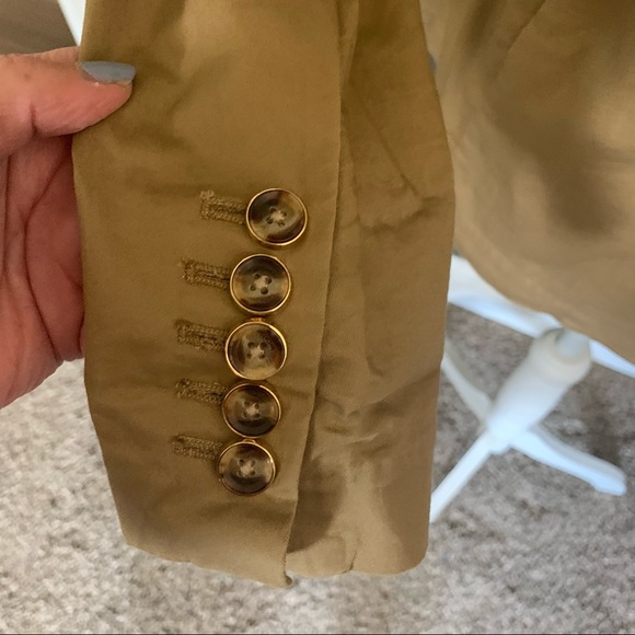 Michael Kors khaki utility jacket size 2 - Picture 6 of 9